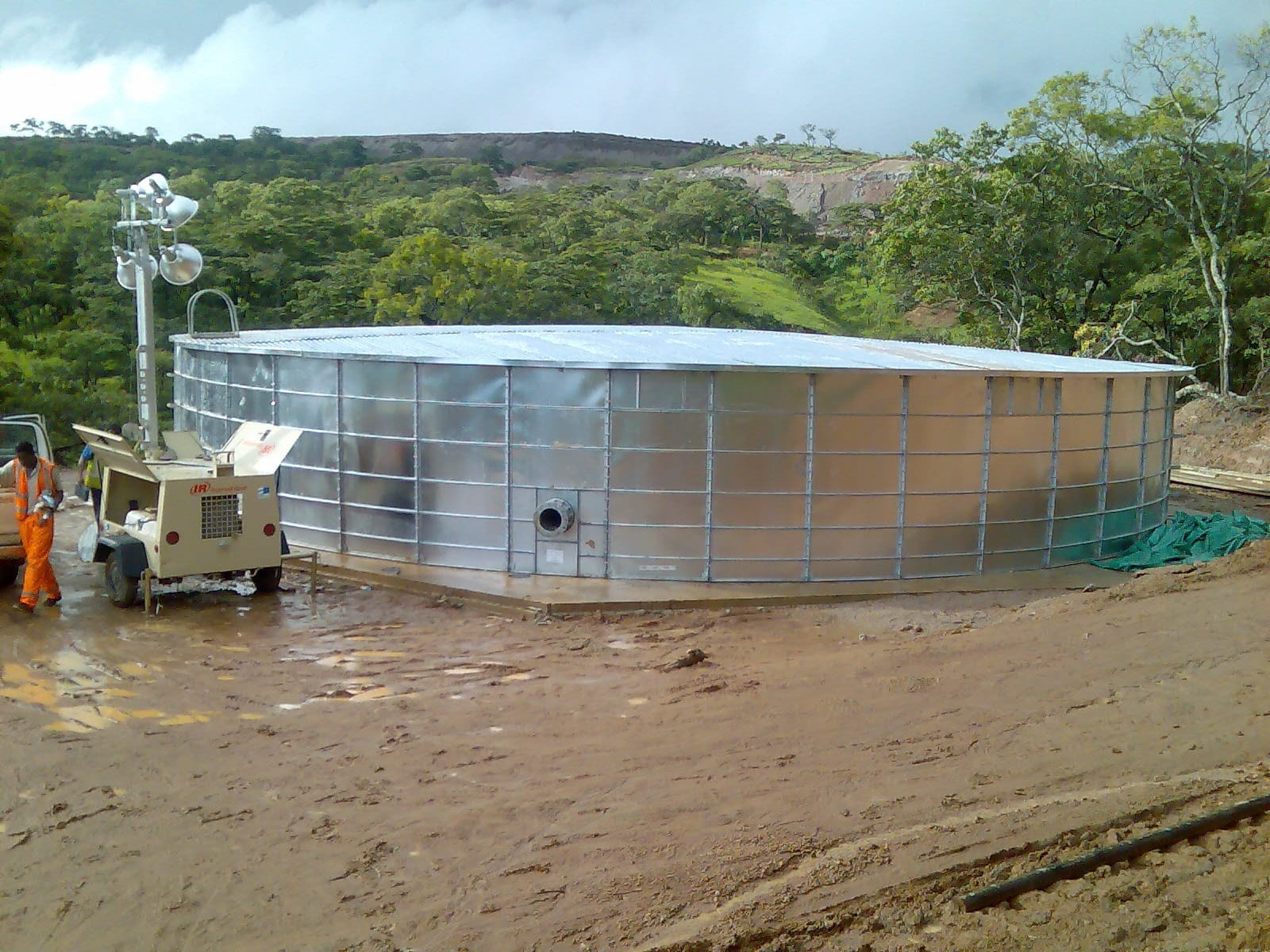 Représentation d'Hydrex pour installation de réservoirs